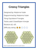 Groovy Triangles Crease Pattern