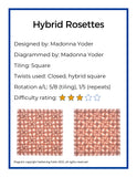 Hybrid Rosettes Crease Pattern