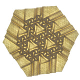 Hybrid Closed Islands Crease Pattern