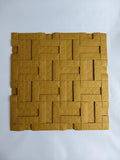 6 by 6 Parquet framed origami tessellation