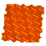 Woven Strips Crease Pattern