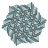 Dancing Pyramids Crease Pattern