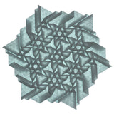 Dancing Pyramids Crease Pattern
