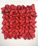 Red Clover Twists, framed in black