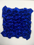 Royal Blue Dense Arrow Rings, framed in black