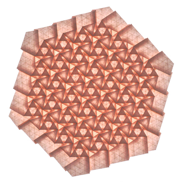 Stars in Stars Origami Tessellation