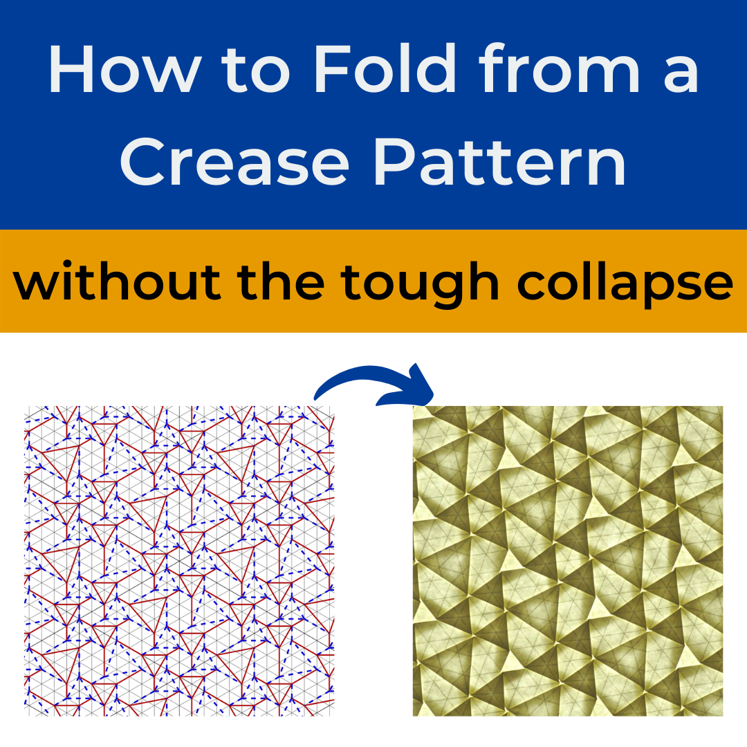 How to Fold from a Crease Pattern – Gathering Folds