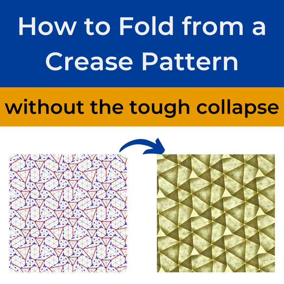 How to Fold from a Crease Pattern