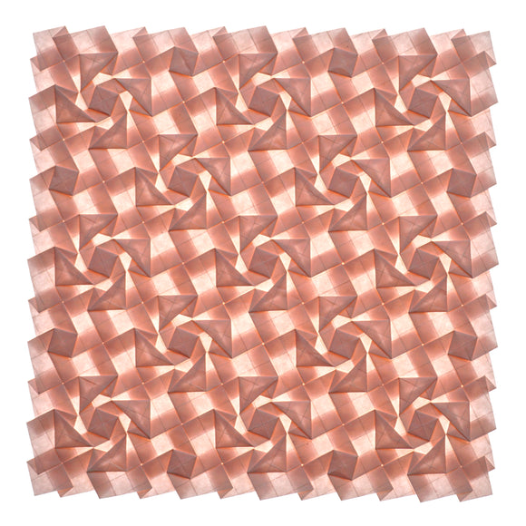 Hybrid Rosettes Origami Tessellation