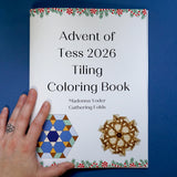 Advent of Tess 2026 Coloring Book and Crease Pattern Ebook