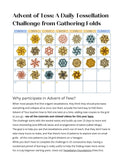 Advent of Tess 2025 Crease Pattern Ebook