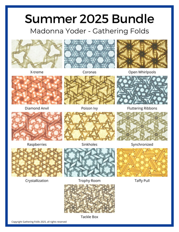 Summer 2025 Crease Pattern Bundle