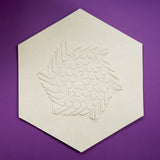Large Pre-Cut Skytone Hexagons, 7 inch edges, set of 50