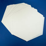 Small Pre-Cut Skytone Hexagons, 5 inch edges, set of 50
