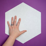 Large Pre-Cut Skytone Hexagons, 7 inch edges, set of 50