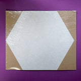 Large Pre-Cut Skytone Hexagons, 7 inch edges, set of 50