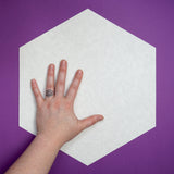 Large Pre-Cut Skytone Hexagons, 7 inch edges, set of 50