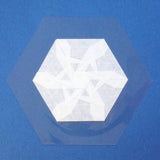 Laminated Suncatcher: Open Triangle Star