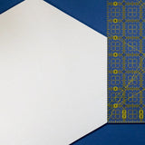 Scored References for Sixths, Pre-Cut Skytone Hexagons with 5 inch edges, set of 25