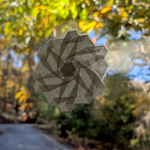 Laminated Suncatcher: Sunflower