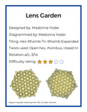 Lens Garden Crease Pattern