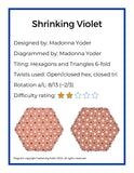 Shrinking Violet Crease Pattern