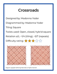 Crossroads Crease Pattern