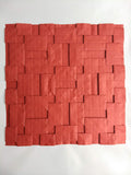 Semi-Adjacent Parquet framed origami tessellation