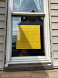 Mega Suncatcher in Yellow Sun: Mirrored Compound Squares