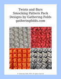 Twists smocking patterns pack